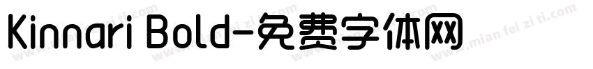 Kinnari Bold字体转换